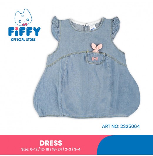 FIFFY PEEKABOO BUNNY BAJU BAYI DRESS (2325064)