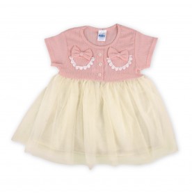 FIFFY BAJU BAYI SWEERT RUFFLE TRIO DRESS (2325067)