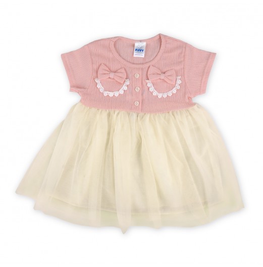 FIFFY BAJU BAYI SWEERT RUFFLE TRIO DRESS (2325067)