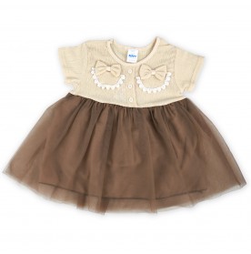 FIFFY BAJU BAYI SWEERT RUFFLE TRIO DRESS (2325067)