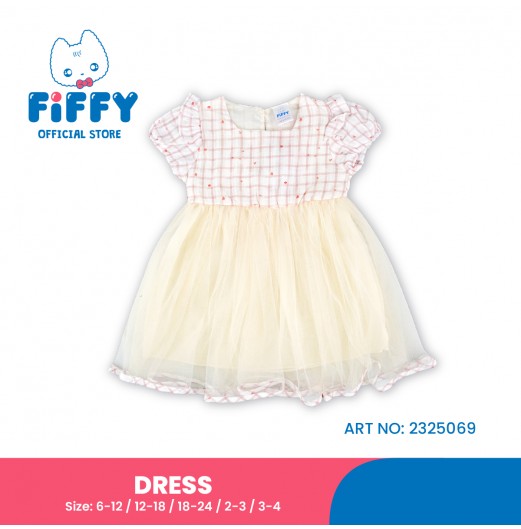 FIFFY BAJU BAYI BERRY TULLE DRESS (2325069)