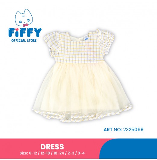 FIFFY BAJU BAYI BERRY TULLE DRESS (2325069)