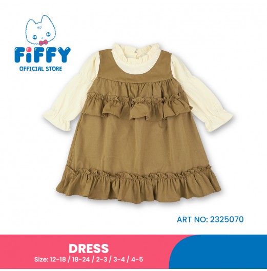 FIFFY BAJU BAYI MILLY REFFLES DRESS (2325070)