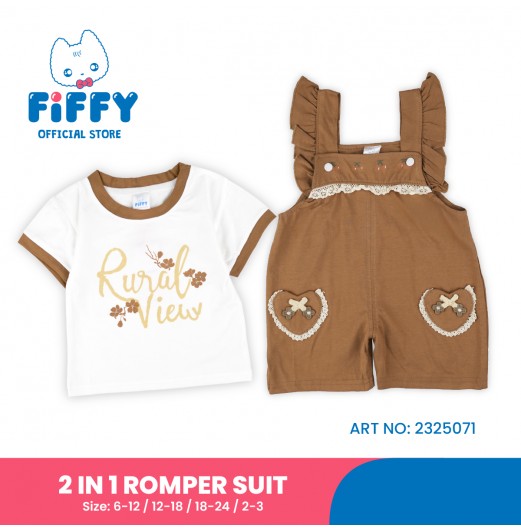 FIFFY BAJU BAYI RURAL VIEW 2 IN 1 ROMPER SUIT (2325071)