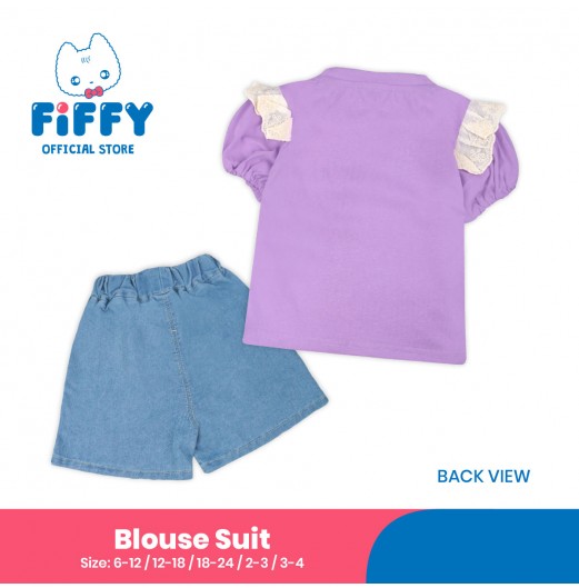 FIFFY FLORA GARDEN BAJU BAYI BLOUSE SUIT (2325074)