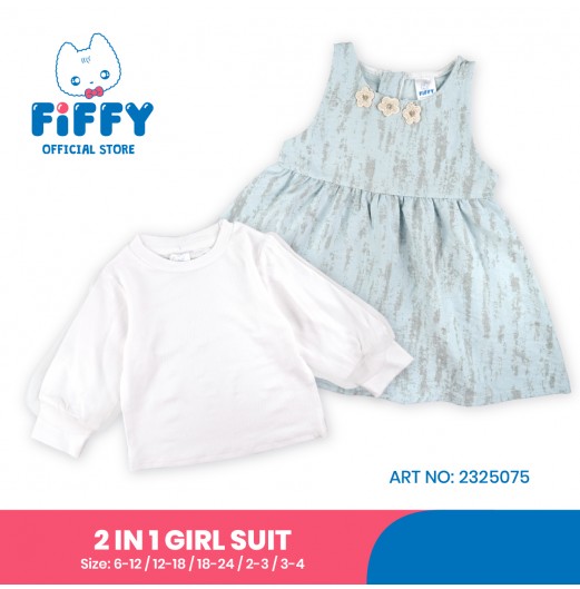 FIFFY BAJU BAYI TRIPLE BLOSSOM DRESS (2325075)