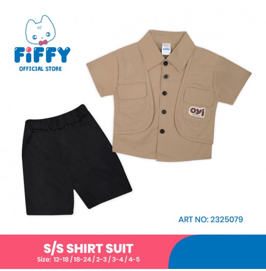 FIFFY BAJU BAYI OYI SHORT SLEEVE SHIRT SUIT (2325079)