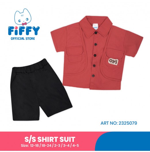 FIFFY BAJU BAYI OYI SHORT SLEEVE SHIRT SUIT (2325079)