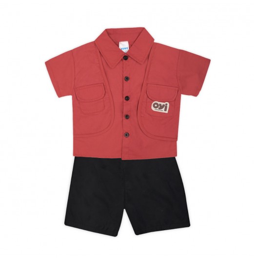 FIFFY BAJU BAYI OYI SHORT SLEEVE SHIRT SUIT (2325079)
