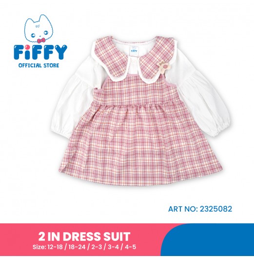 FIFFY BAJU BAYI FAIRY CHECKERS 2 IN 1 DRESS SUIT (2325082)