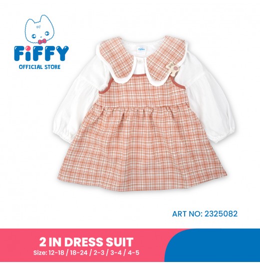 FIFFY BAJU BAYI FAIRY CHECKERS 2 IN 1 DRESS SUIT (2325082)