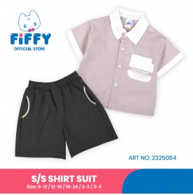 FIFFY BAJU BAYI TASTE AND SHORT SLEEVE SHIRT SUIT (2325084)