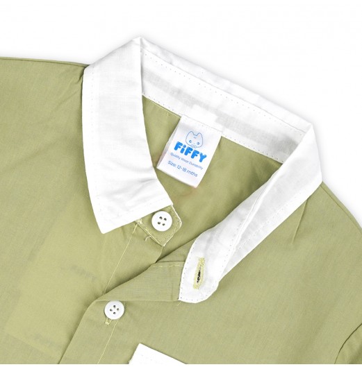FIFFY BAJU BAYI TASTE AND SHORT SLEEVE SHIRT SUIT (2325084)