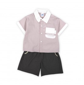 FIFFY BAJU BAYI TASTE AND SHORT SLEEVE SHIRT SUIT (2325084)