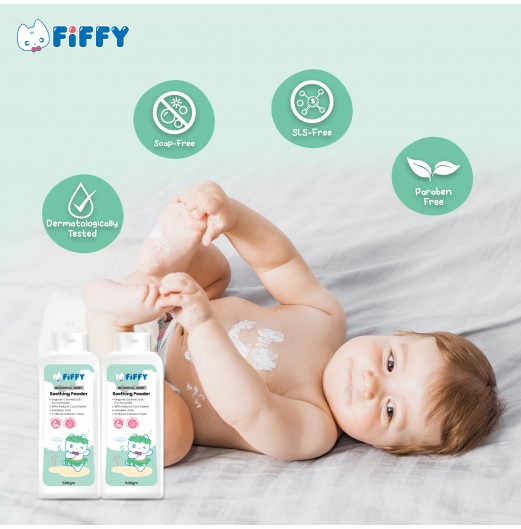 SHOP ALL - FIFFY BOTANICAL BABY POWDER (500GM X 2)