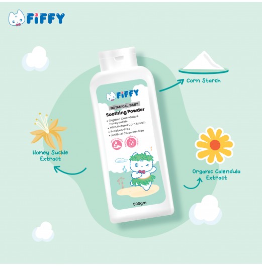 SHOP ALL - FIFFY BOTANICAL BABY POWDER (500GM X 2)