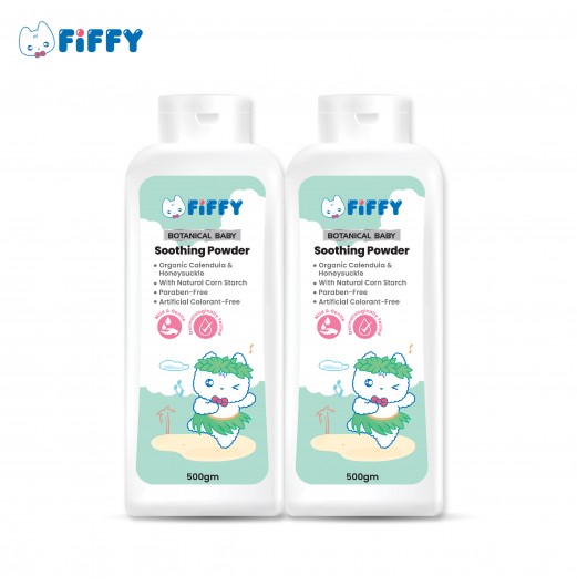 SHOP ALL - FIFFY BOTANICAL BABY POWDER (500GM X 2)