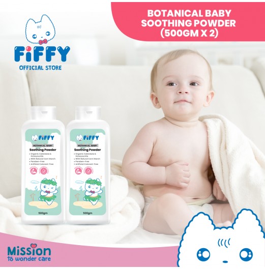 SHOP ALL - FIFFY BOTANICAL BABY POWDER (500GM X 2)