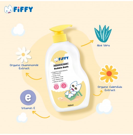 SHOP ALL - FIFFY BOTANICAL BABY BUBBLE BATH 750ML