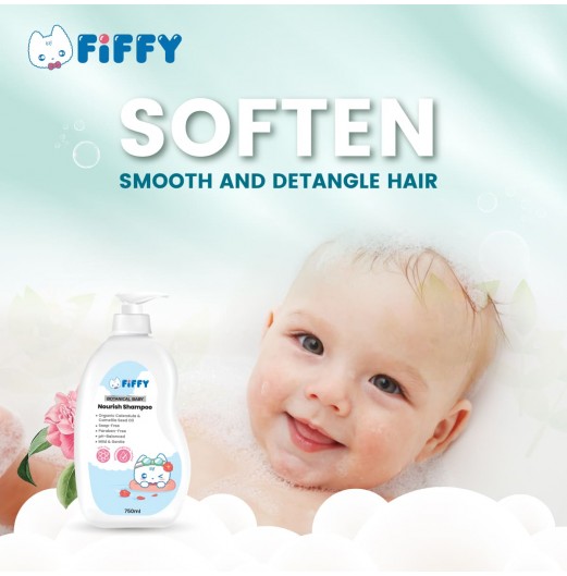 SHOP ALL - FIFFY BOTANICAL BABY NOURISH SHAMPOO 750ML