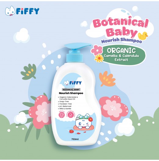 SHOP ALL - FIFFY BOTANICAL BABY NOURISH SHAMPOO 750ML