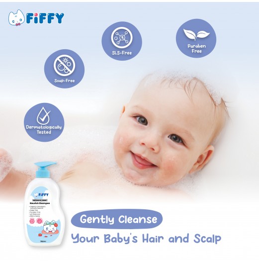 SHOP ALL - FIFFY BOTANICAL BABY NOURISH SHAMPOO 750ML