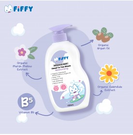 FIFFY MOISTURIZING BOTANICAL BABY HEAD TO TOE WASH (750ML BOTTLE / 600ML REFILL) -2524/98-14-007/FO23002