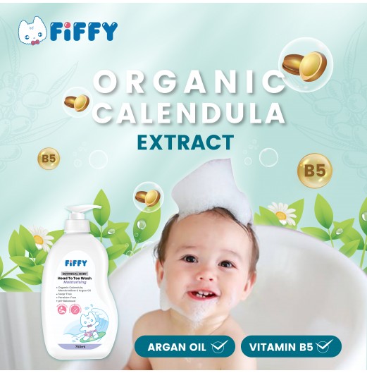 SHOP ALL - FIFFY BOTANICAL BABY HEAD TO TOE WASH (MOISTURIZING) 750ML