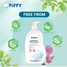 FIFFY MOISTURIZING BOTANICAL BABY HEAD TO TOE WASH (750ML BOTTLE / 600ML REFILL)