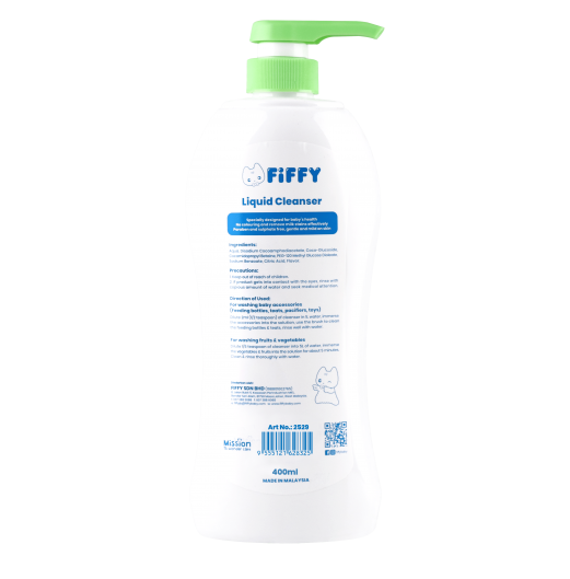 FIFFY BABY LIQUID CLEANSER GREEN TEA 400ML RM3 (EXP MAY 2024)