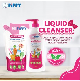 FIFFY BABY LIQUID CLEANSER VALUE PACK MINT FLAVOR (750ML +600ML) 98-375