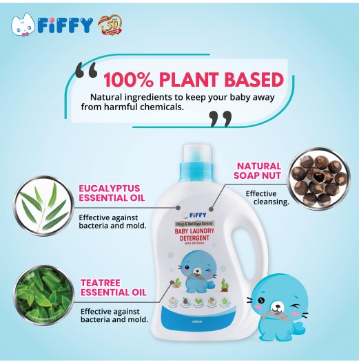 FIFFY MITES & BED BUGS CONTROL BABY LAUNDRY DETERGENT 2L (2550)