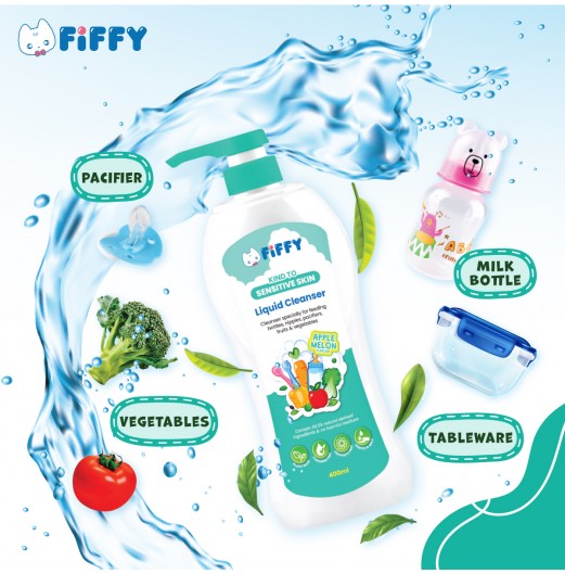 FIFFY LIQUID CLEANSER APPLE MELON 400ML (2554)