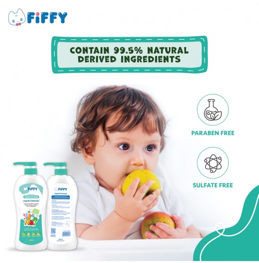 FIFFY LIQUID CLEANSER APPLE MELON 400ML (2554)