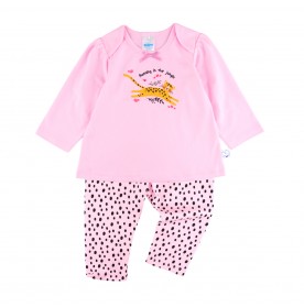 FIFFY RUNNING IN THE JUNGLE LONG SLEEVE + LONG PANT GIRL SUIT
