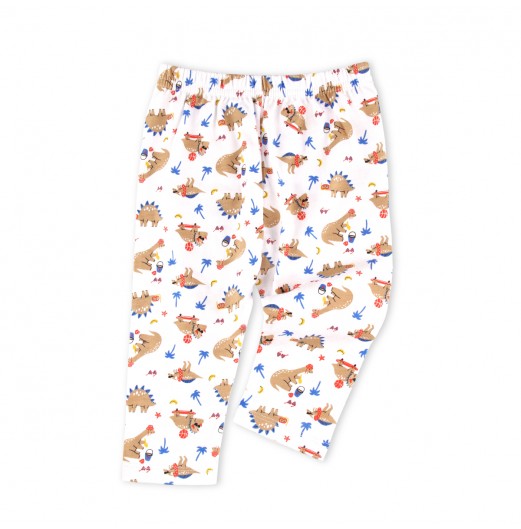 FIFFY BANANASAURUS ROAR LONG SLEEVE + LONG PANT BOY SUIT