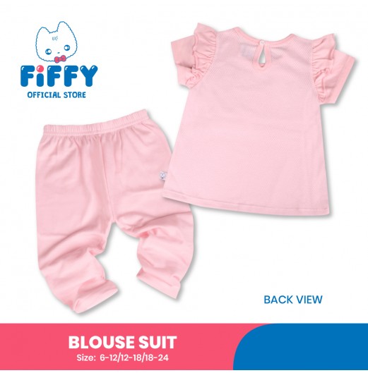 FIFFY SWEET CARROT BABY BLOUSE SUIT