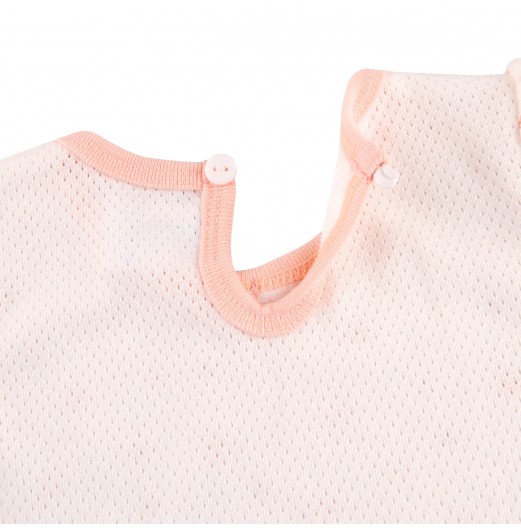 FIFFY PEACH BUNNY BLOUSE SUIT