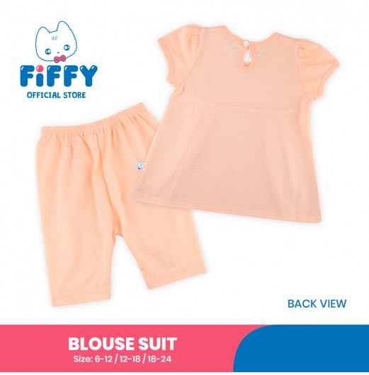 FIFFY BUBBLE TEA BLOUSE SUIT (3123022)
