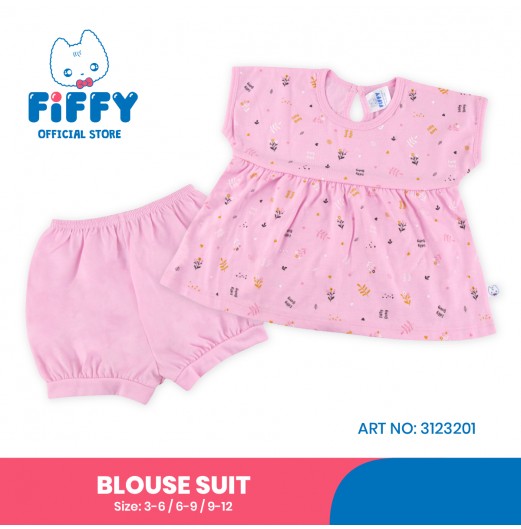FIFFY FLOWER STORY BLOUSE SUIT (3123201)