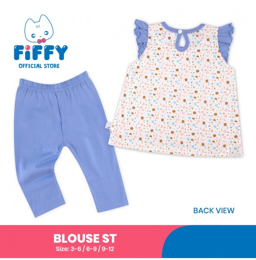 FIFFY FLOWER DAY BLOUSE SUIT