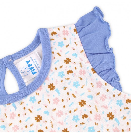 FIFFY FLOWER DAY BLOUSE SUIT