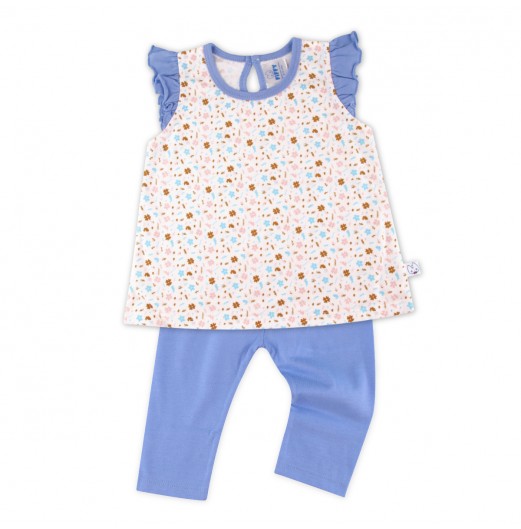 FIFFY FLOWER DAY BLOUSE SUIT