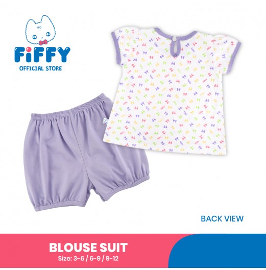 FIFFY TWINKLE BOWS BLOUSE SUIT (3124201)