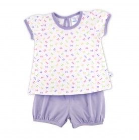 FIFFY TWINKLE BOWS BLOUSE SUIT (3124201)