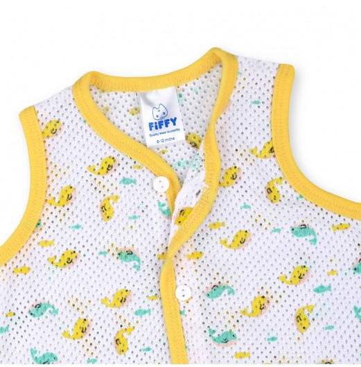 FIFFY BAJU BAYI WIGGLY WHALES BLOUSE SUIT (3125201)
