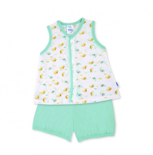 FIFFY BAJU BAYI WIGGLY WHALES BLOUSE SUIT (3125201)