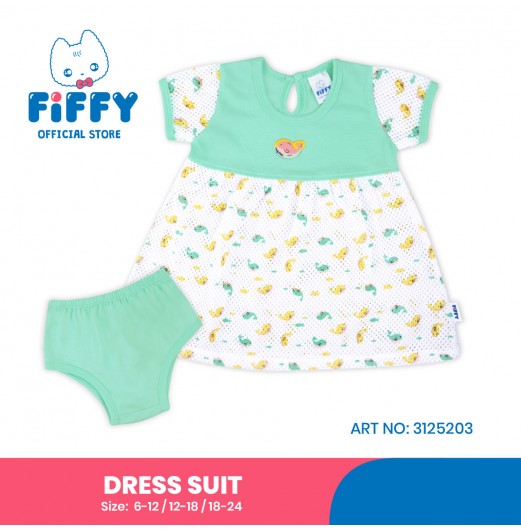 FIFFY BAJU BAYI WIGGLY WHALES DRESS SUIT (3125203)
