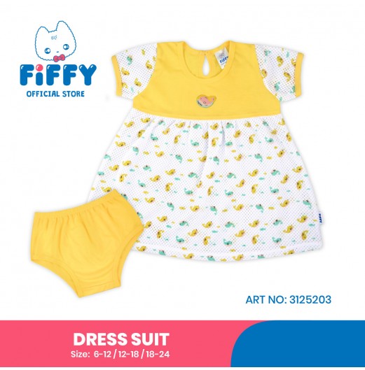 FIFFY BAJU BAYI WIGGLY WHALES DRESS SUIT (3125203)