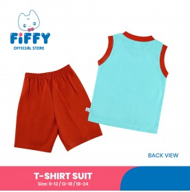 FIFFY WITH ROCKET TANK TOP SUIT